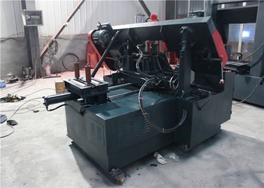 CNC Metal Cutting Band Sawing Machine , Metal Bandsaw Machine Large Feed Cutting