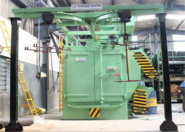 Steel Threaded Fittings Shot Blasting Machine 0.3T Cleaning Process ISO9001