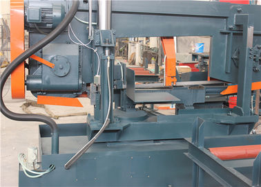 Pipe Cutting Metal Band Saw Machine 2.2KW Hydraulic Generator Power CE
