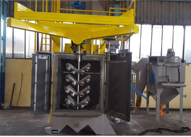 Big Diameter Parts Shot Blasting Machine 6mm Manganese Steel Precision Welding Body