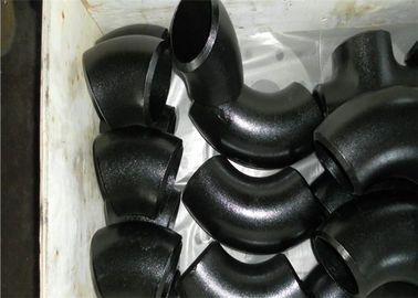 Plain End 45 Degree Elbow , Forged Pipe Fittings Butt Welding Connection