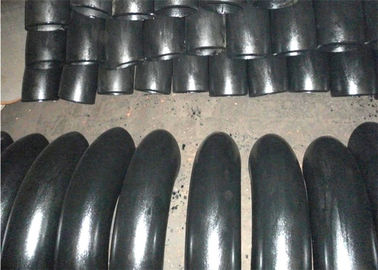 Plain End 45 Degree Elbow , Forged Pipe Fittings Butt Welding Connection