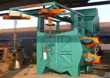 Steel Plate 2.2kw Hanger Type Shot Blasting Machine Automatic Transporting