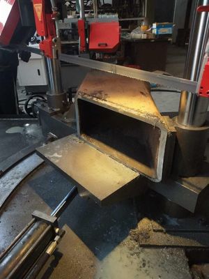 Horizontal Metal Pipe Profile 40m/Min Double Column Band Saw Machine